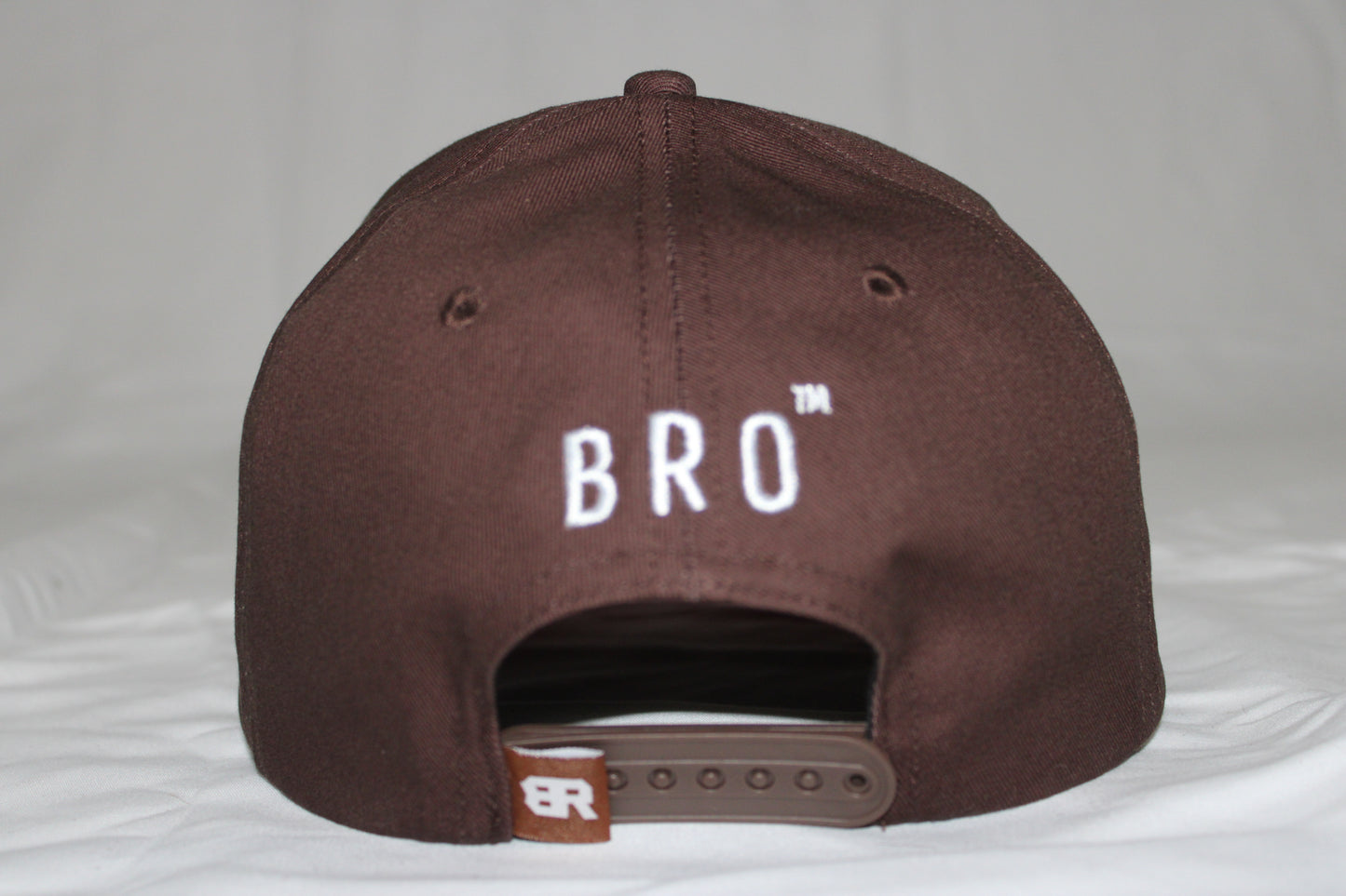 Brown Cotton & Pink Visor Hat